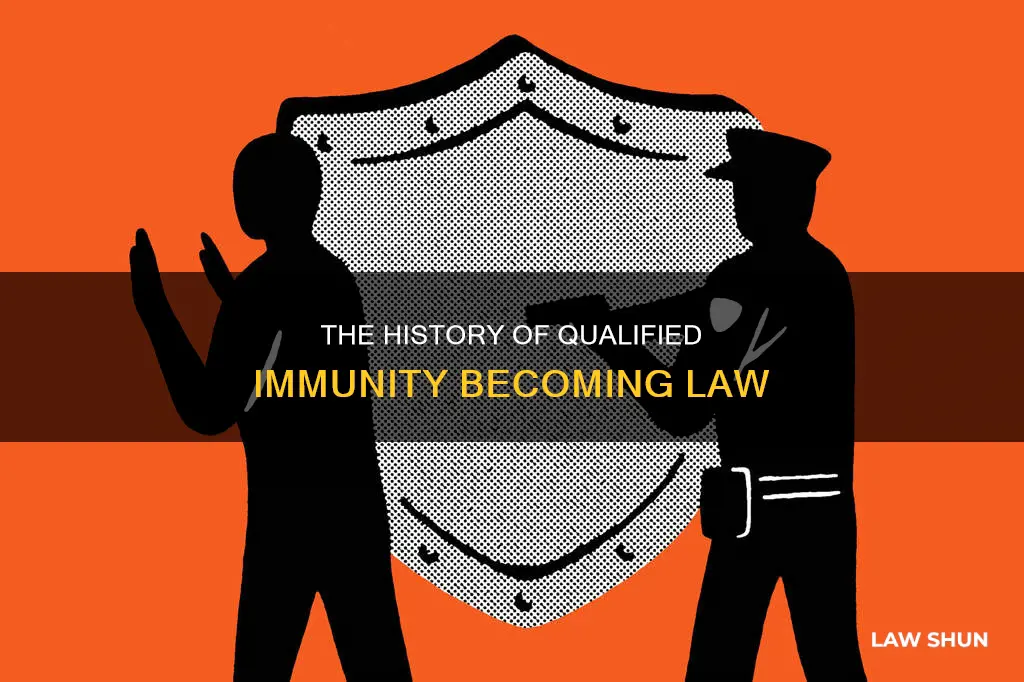 when did qualified immunity become law