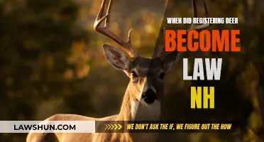 Deer Registration Law: New Hampshire's Historical Hunting Regulation