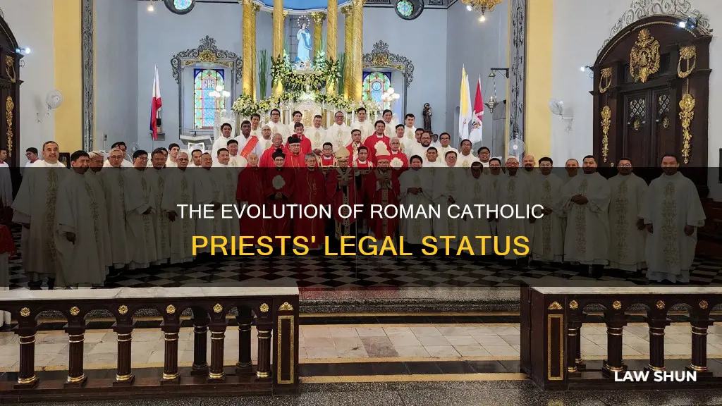 when did roman catholic priests become subject to laws