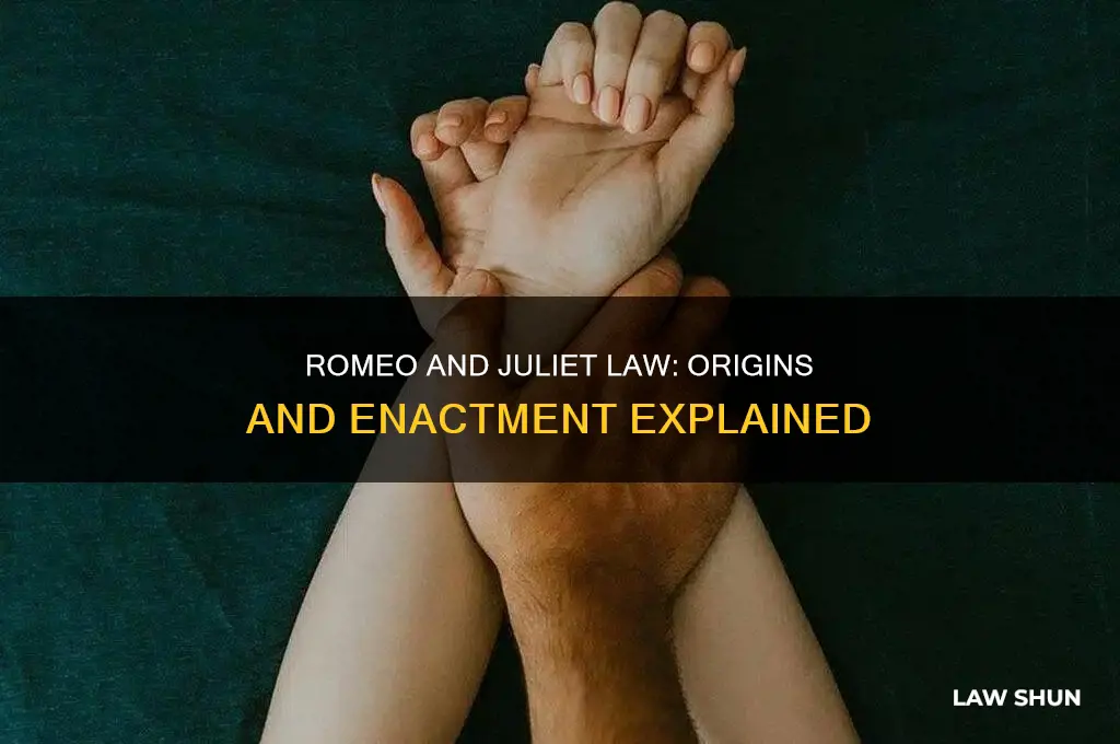 when did romeo and juliet law come out