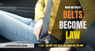 Safety Belt Laws: A Historical Overview