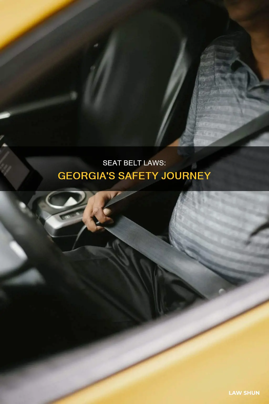 when did seat belt laws first arrive in georgia