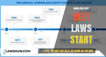 Buckling Up: A Timeline of Seat Belt Legislation