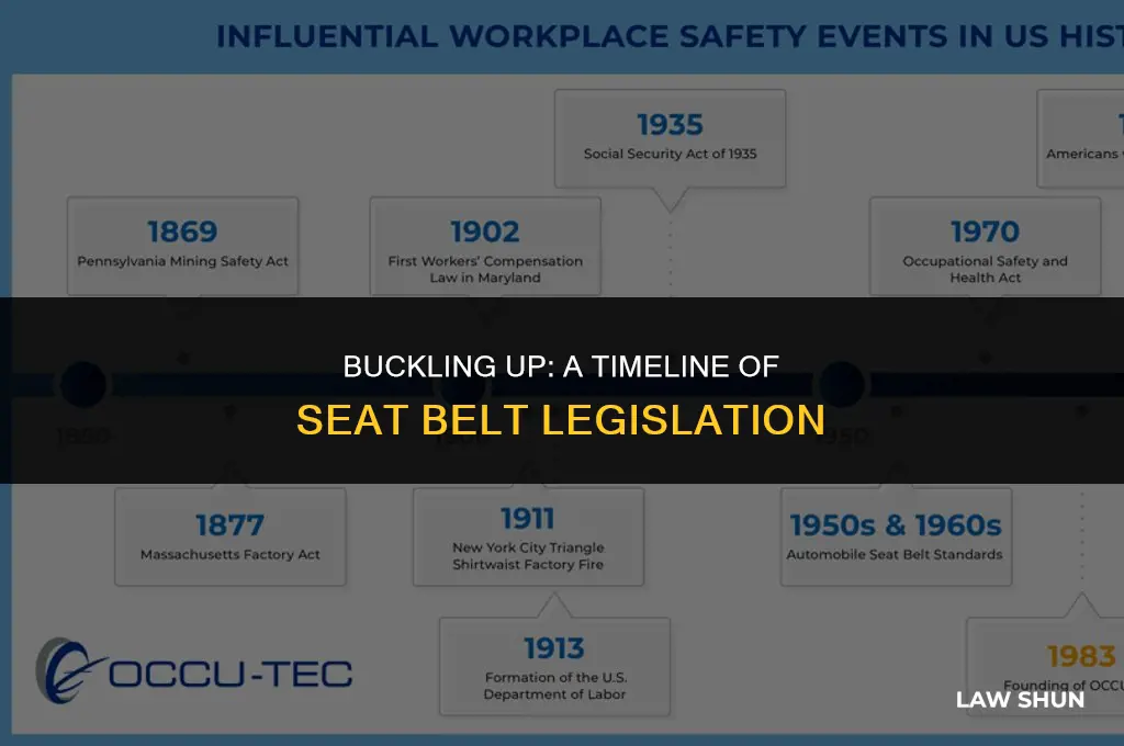 when did seat belt laws start