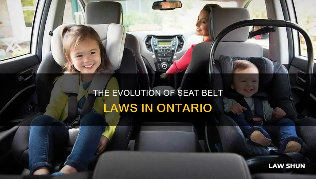 when did seat belts become law in ontario