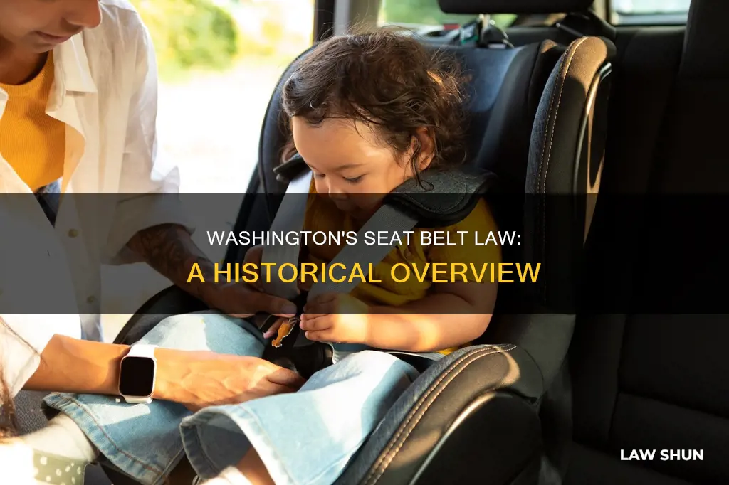 when did seat belts become law in washington