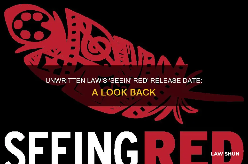when did seein red by unwritten law come out