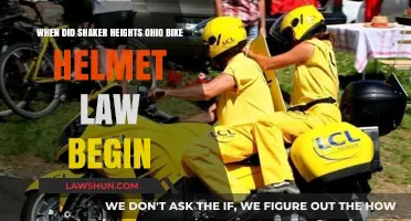 Shaker Heights, Ohio Bike Helmet Law: When Did It Start?