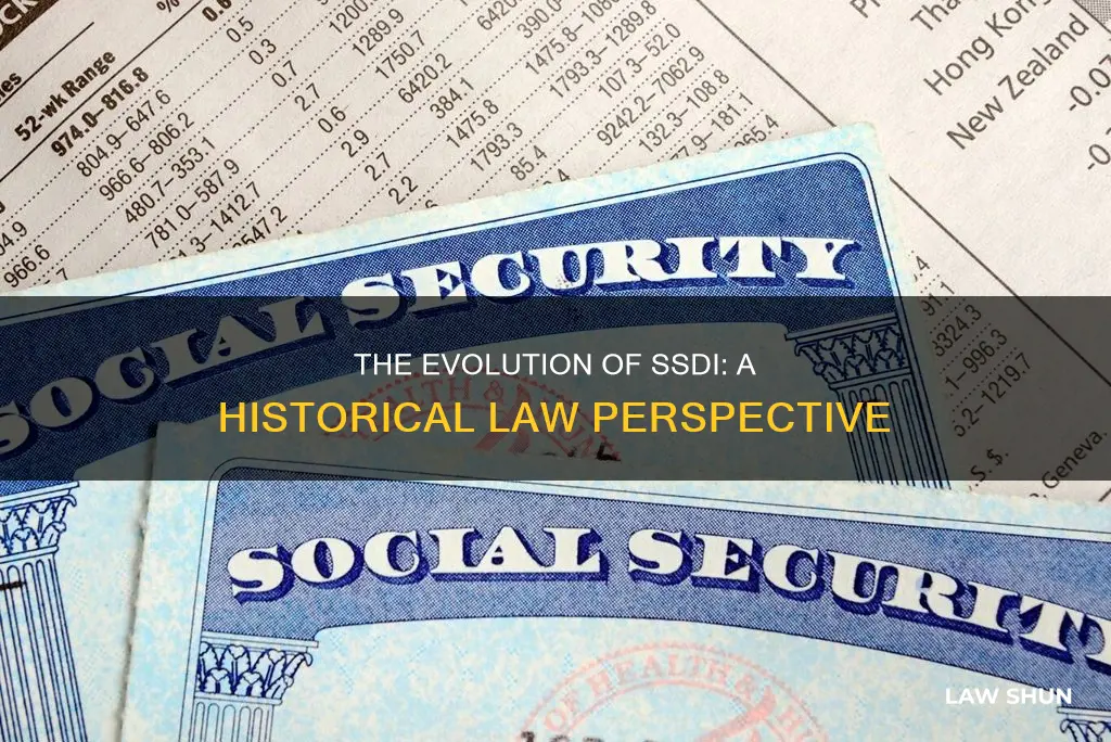 when did ssdi become law