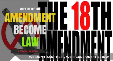 The 18th Amendment: A Law That Shaped History