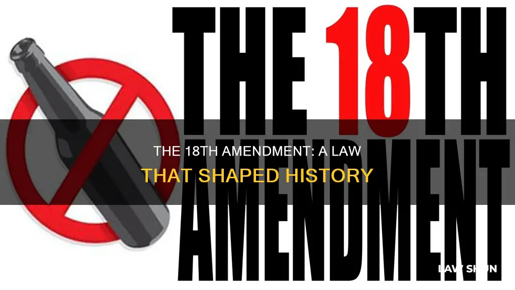 when did the 18th amendment become law