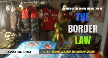 Understanding the 20-Day Border Separation Law: Origins and Timeline