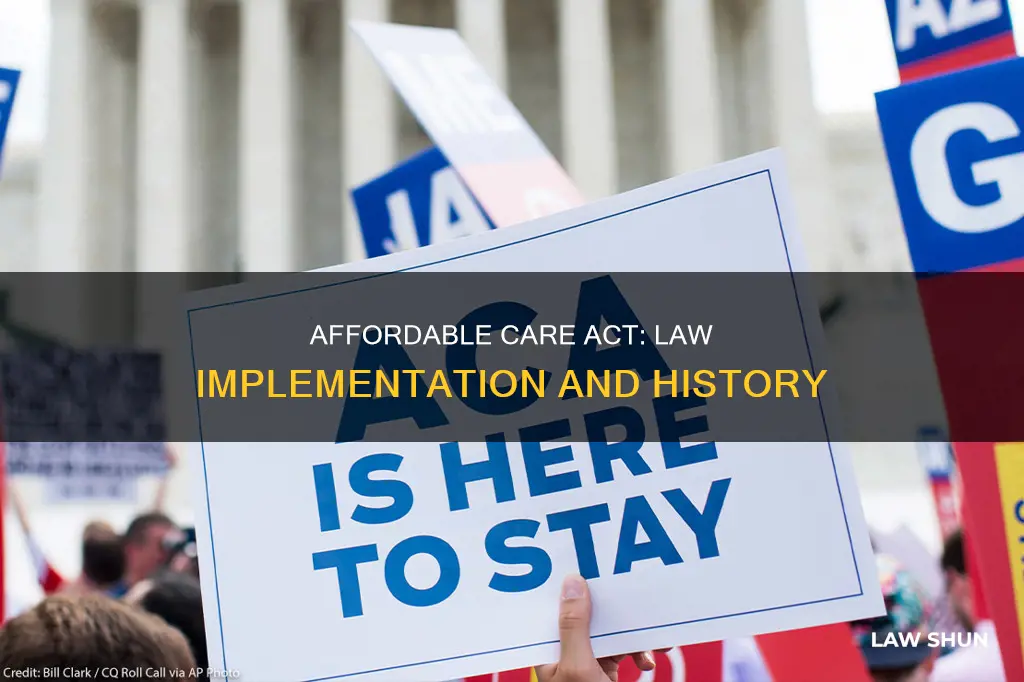 when did the affordable care act become law