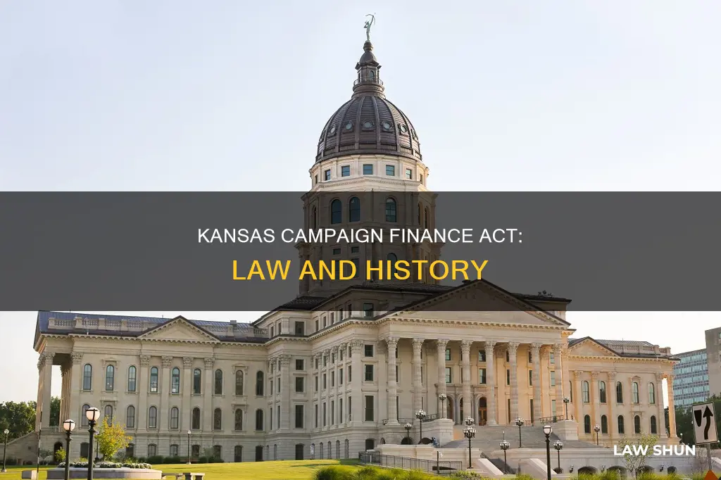 when did the campaign finance act become law in kansas