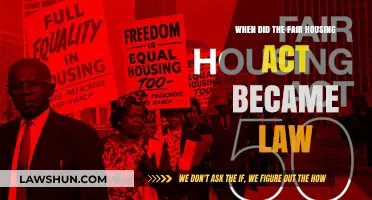 The Fair Housing Act: A Landmark Law's Journey to Enactment
