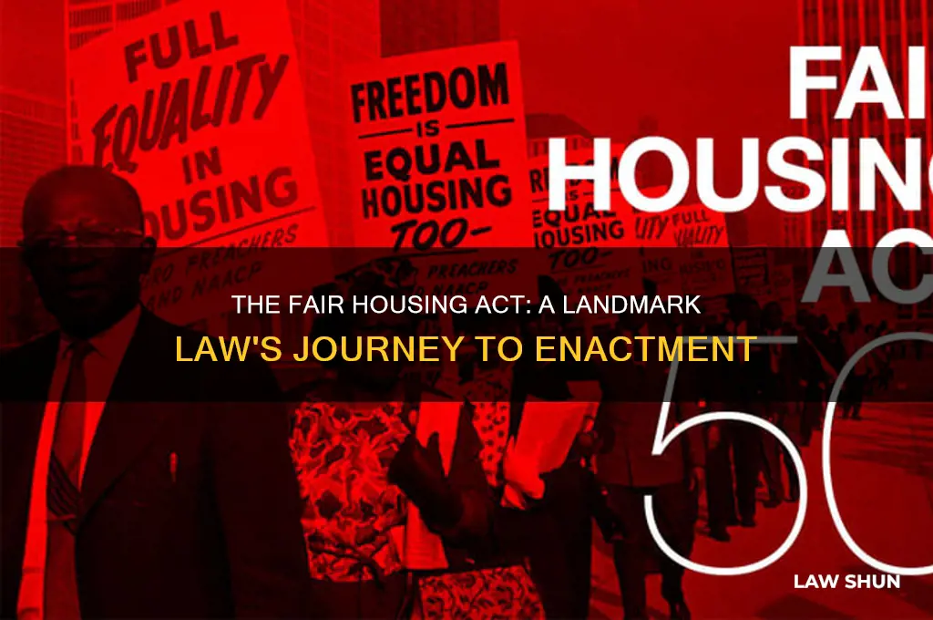 when did the fair housing act became law