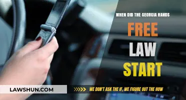 Georgia's Hands-Free Law: When Did It Officially Begin?