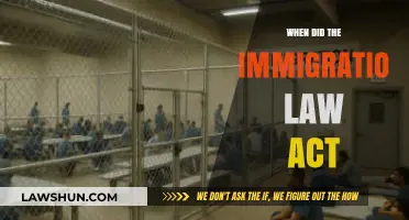 The Immigration Law Act: A Historical Overview of Its Enactment