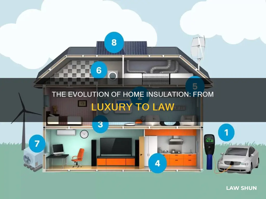 when did the insulation for homes become a law