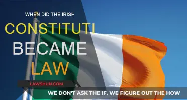 Irish Constitution: The Law's Inception