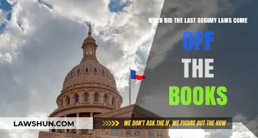 The End of Sodomy Laws: A Timeline of Repeal and Progress