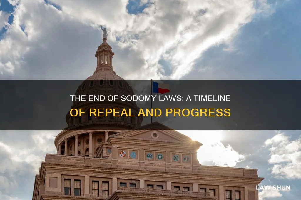 when did the last sodimy laws come off the books