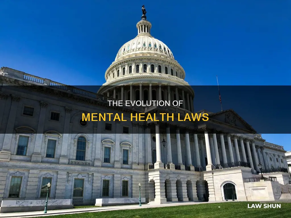 when did the law first adress mentally ill people
