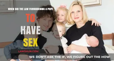 The Historical Law Banning Papal Sexual Relations: Origins Explained