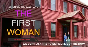 The First Woman Executed by Hanging