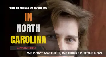 When North Carolina's MAP Act Became Law: A Timeline