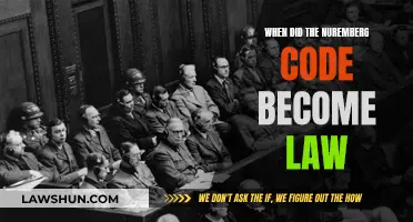 The Nuremberg Code: From Ethics to Law