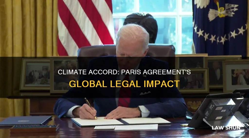 when did the paris climate accord become international law