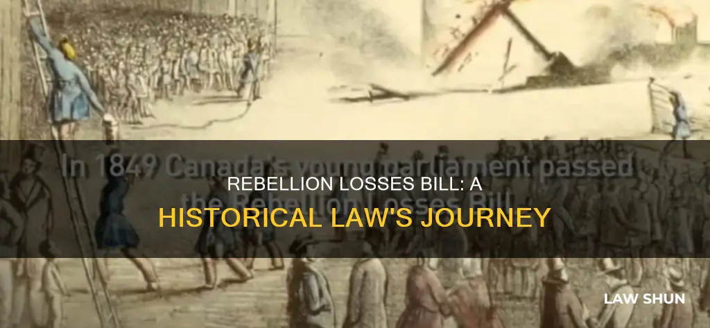 when did the rebellion losses bill become law