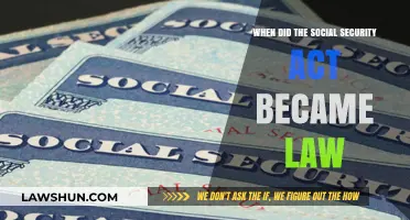 The Social Security Act: A Landmark Law's Journey to Enactment