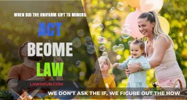 Uniform Gift to Minors Act: When Did It Become Law?