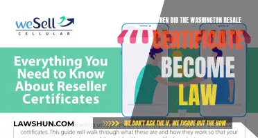 Washington's Resale Certificate Law: When Did It Begin?