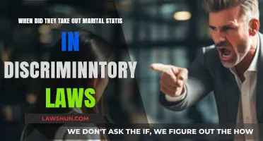 Ending Discrimination: The Removal of Marital Status from Biased Laws