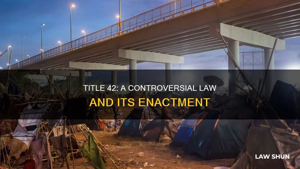 when did title 42 become law