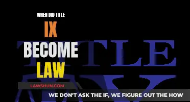 The Evolution of Title IX: Law and Legacy