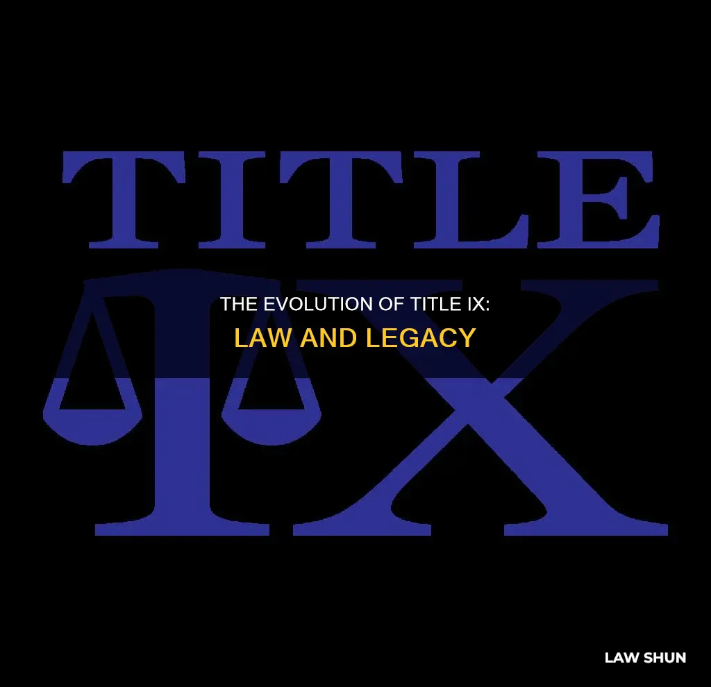 when did title ix become law