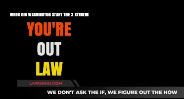 Washington's Three Strikes Law: Origins and Implementation Timeline
