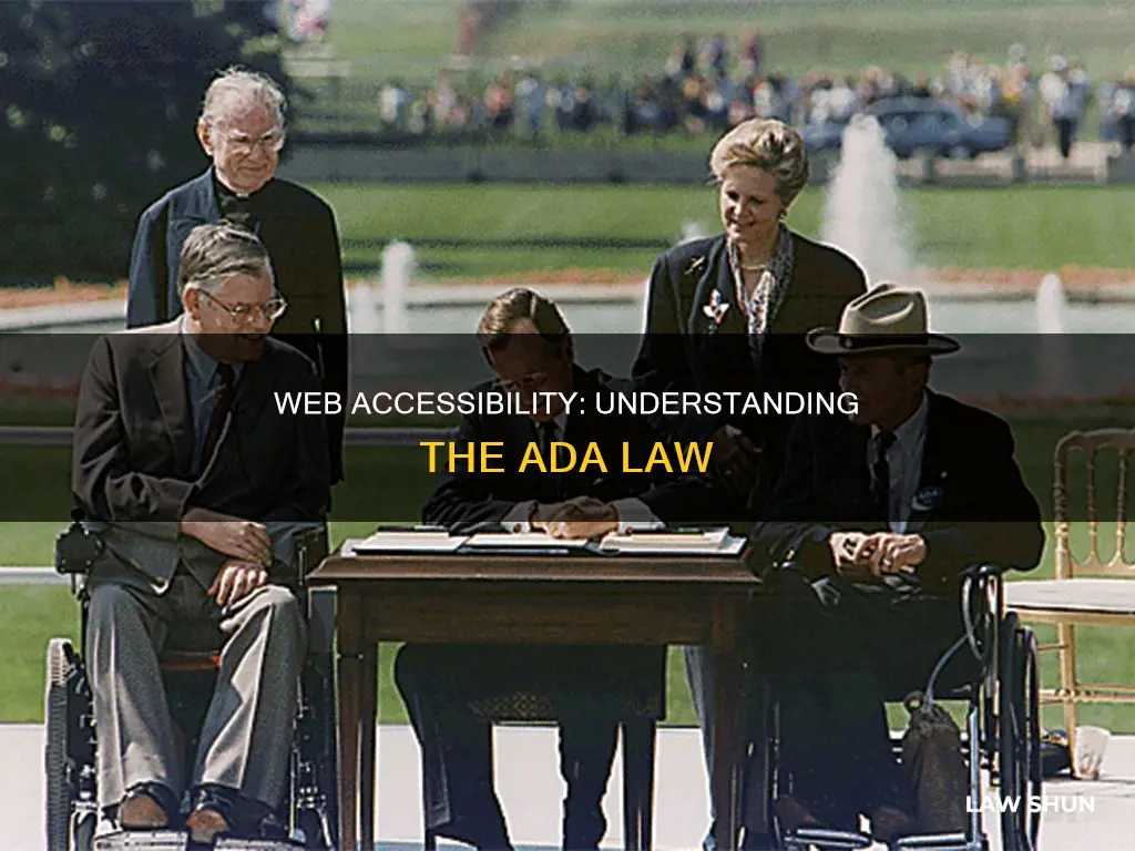 when did website ada become law