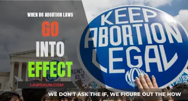 Abortion Laws: Effective Dates and What to Expect