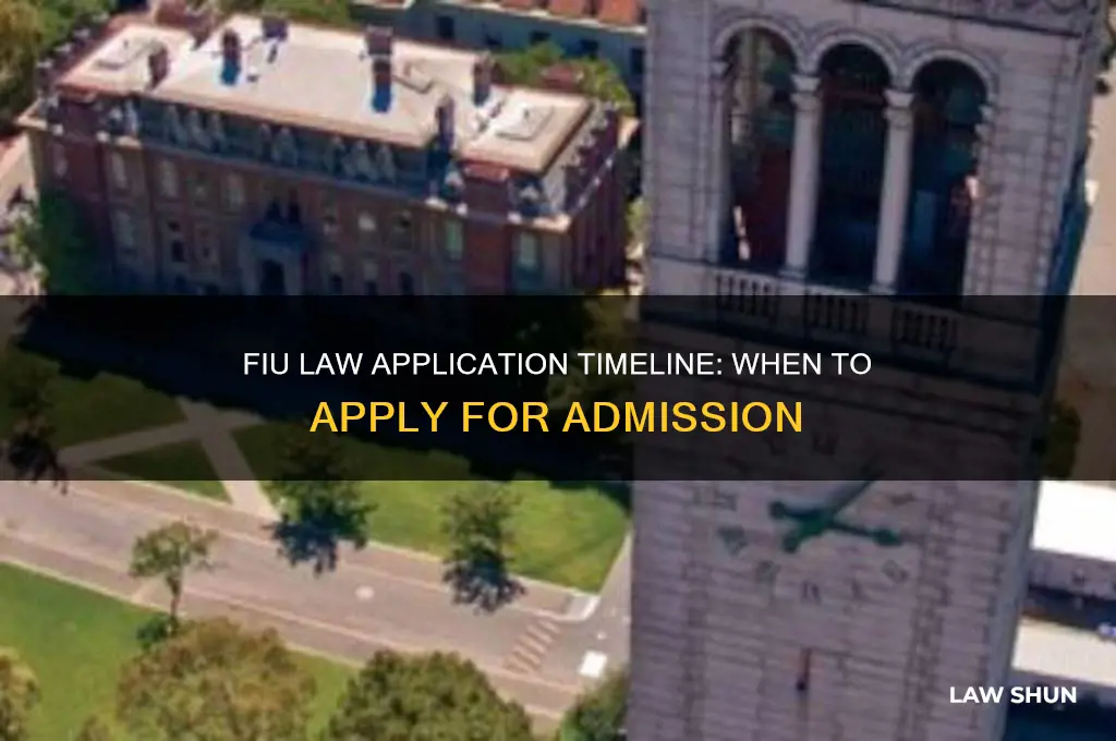 when do applications open for fiu law