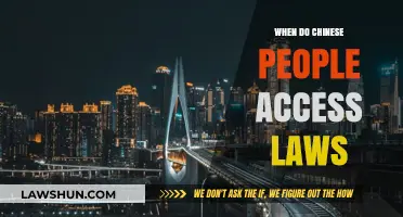 Understanding Chinese Legal Access: When and How Citizens Engage with Laws