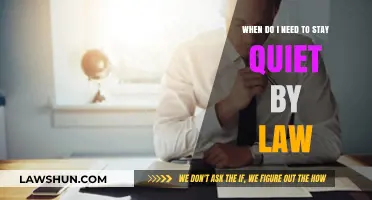 Legal Silence: When the Law Requires You to Stay Quiet