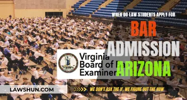 Law Students: Bar Admission Application Timing in Arizona