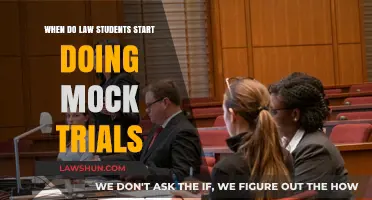 When Law Students Begin Mock Trials: A Crucial Milestone