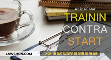 Law Training Contracts: When Do They Begin?