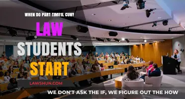 Part-Time 1L CUNY Law Students: When Does Your Journey Begin?